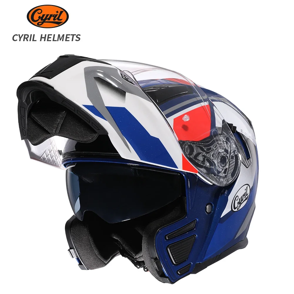 Full Face Motorcycle Helmet With Bluetooth - Caschi Integrali da Corsa Cyril con