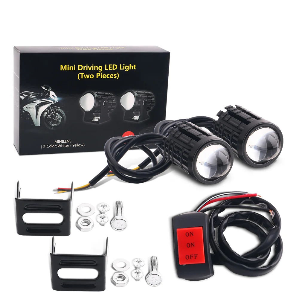 Faro universale per moto a LED - Universal Motorcycle Led Headlight Projector recensione e prezzo