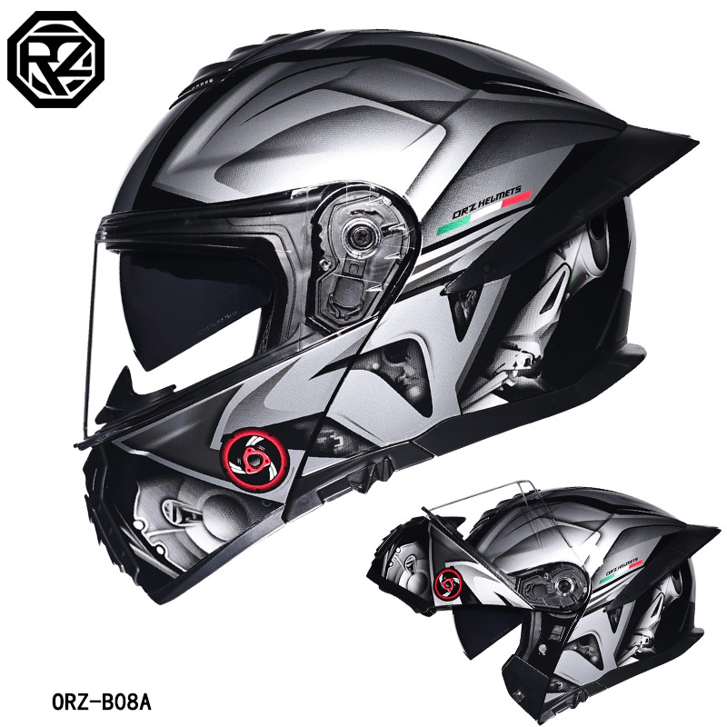Casco Moto ORZ Modulare con Do - Full Face Motorcycle Helmet With Bluetooth recensione e prezzo