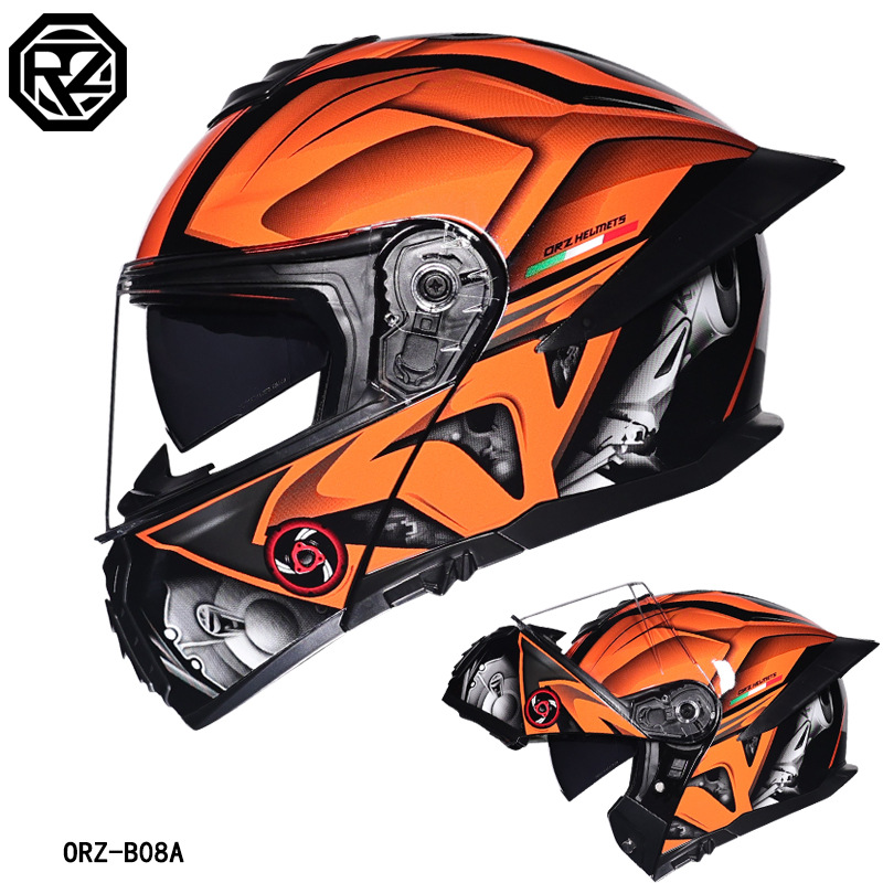 Casco Moto ORZ Modulare con Do - Full Face Motorcycle Helmet With Bluetooth recensione e prezzo
