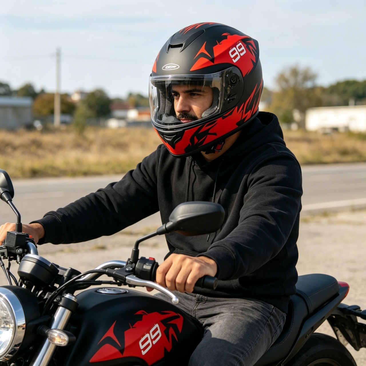 Casco Integrale da Moto per Uo - Dual Visor Motorcycle Racing Helmet recensione e prezzo