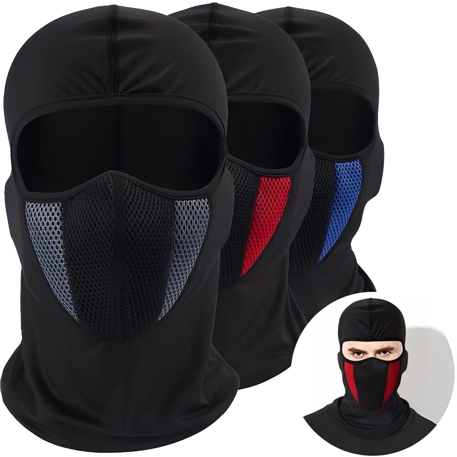 Passamontagna traspirante Masc - Full Face Motorcycle Helmet With Bluetooth recensione e prezzo